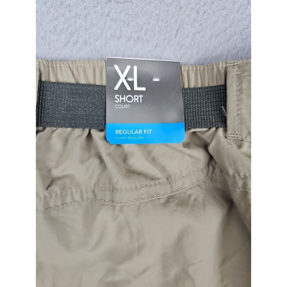 NEW Columbia Shorts Women's XL Khaki Nylon Cargo Hiking Belted Outdoor $45 - Picture 9 of 10
